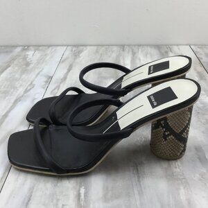 Dolce Vita Black Strappy Sandal Heel 8.5